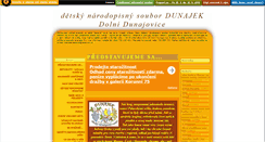 Desktop Screenshot of dunajek.mistecko.cz