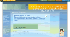 Desktop Screenshot of materska.mistecko.cz