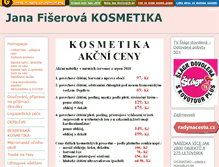 Tablet Screenshot of kosmetika-frydecko.mistecko.cz