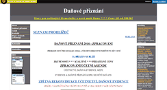 Desktop Screenshot of danovepriznani.mistecko.cz
