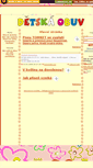 Mobile Screenshot of detskaobuv.mistecko.cz