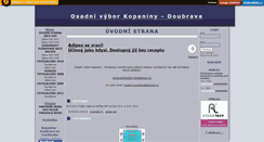 Desktop Screenshot of doubrava.mistecko.cz