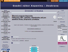 Tablet Screenshot of doubrava.mistecko.cz